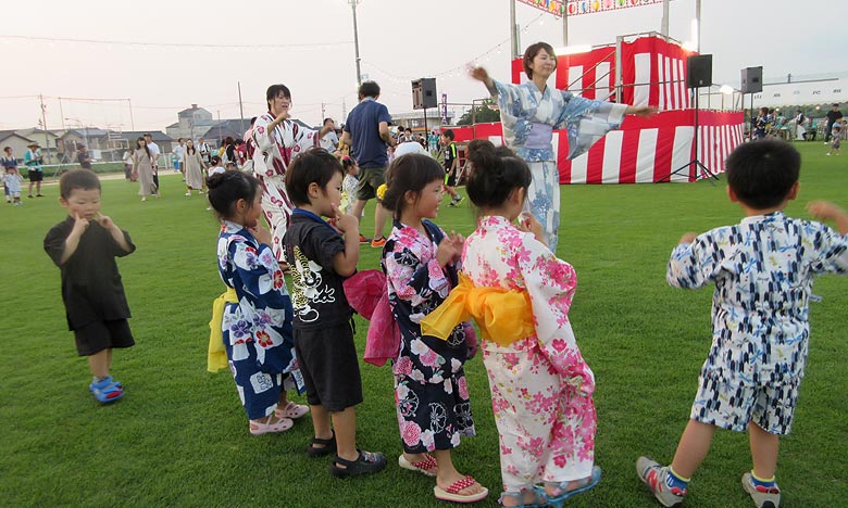 山島夏祭り参加